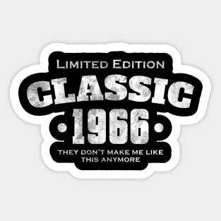 1966 birthday Sticker